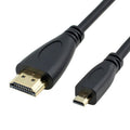 Cable Micro HDMI de 1,5 m a HDMI de 19 pines, versión 1.4, HDMI Male, Length: 1.5m