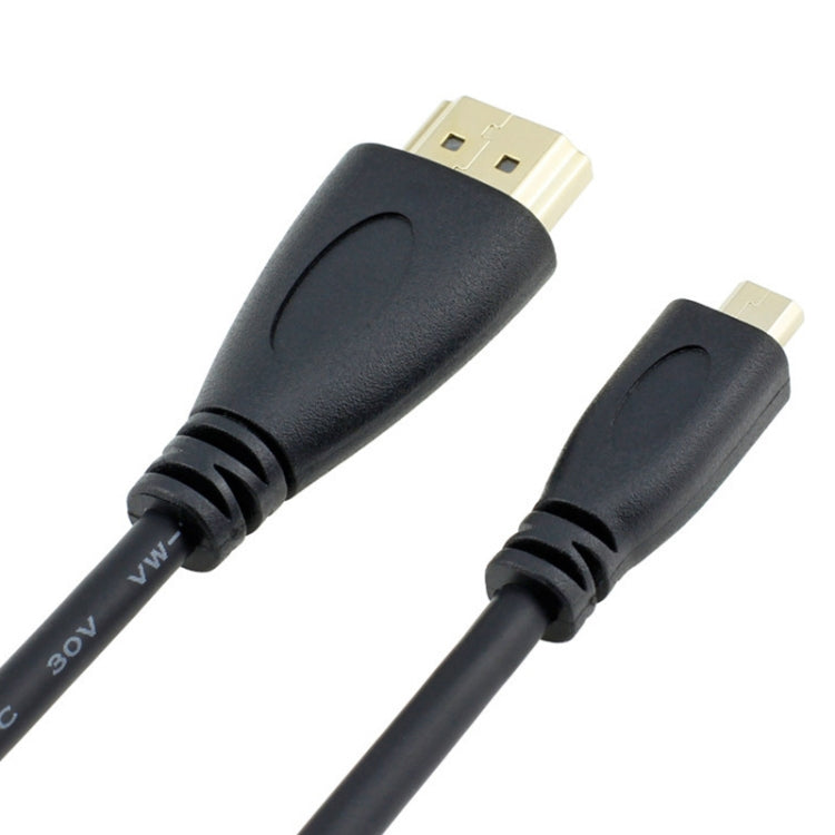 Cable Micro HDMI de 1,5 m a HDMI de 19 pines, versión 1.4, HDMI Male, Length: 1.5m