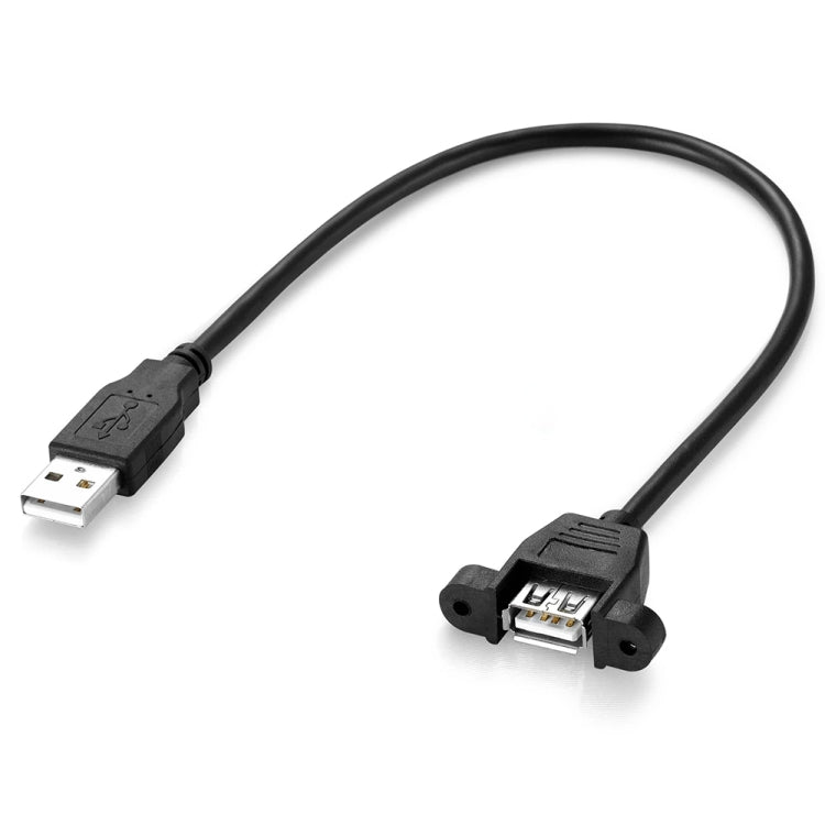 Cable de panel de montaje USB 2.0 AM a AF, longitud: 30 cm, AM to AF, Length: 30cm