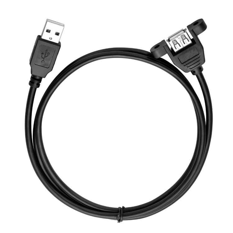 Cable de panel de montaje USB 2.0 AM a AF, longitud: 90 cm, AM to AF, Length: 90cm