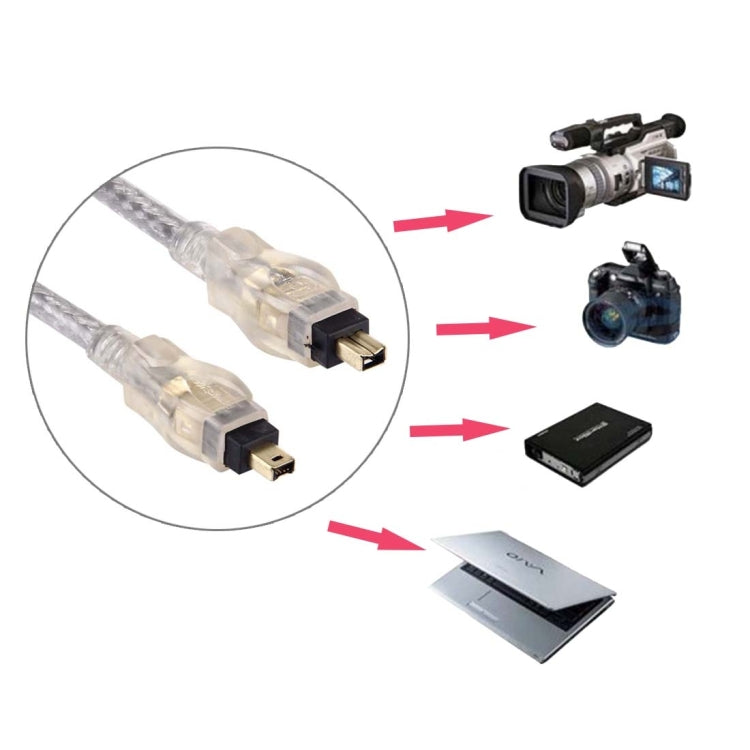 Cable Firewire IEEE 1394 macho de 4 pines a macho de 4 pines de alta calidad, longitud: 3 m (chapado en oro), 4Pin to 4Pin(3m)