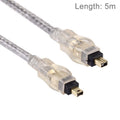 Cable Firewire IEEE 1394 de 4 pines macho a 4 pines macho de alta calidad (chapado en oro), 4Pin to 4Pin(5m)