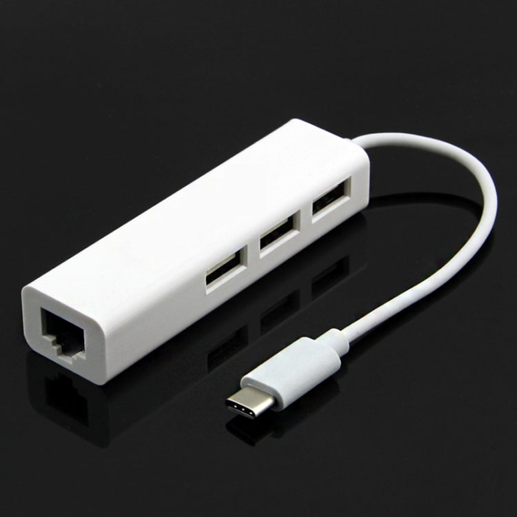Para MacBook de 12 pulgadas/Chromebook Pixel 2015, 3 Port USB+RJ45