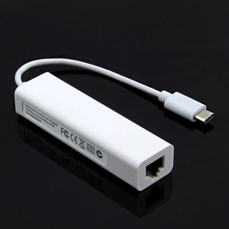 Para MacBook de 12 pulgadas/Chromebook Pixel 2015, 3 Port USB+RJ45