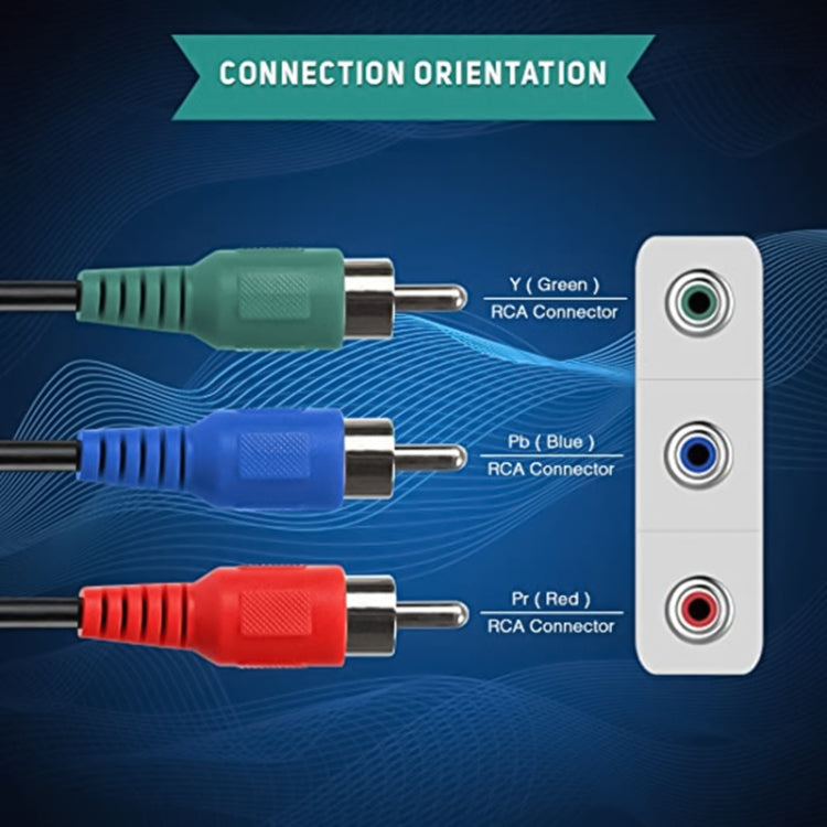 Cable AV 3 RGB macho a 3 RGB macho, longitud: 1,5 m
