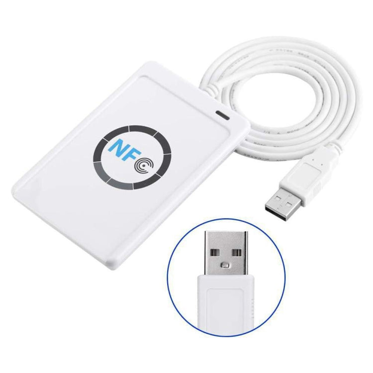 Lector de tarjetas inteligentes sin contacto ACR122 NFC RFID USB, velocidad de lectura y escritura de hasta 212 Kbps/242 Kbps