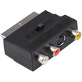 Euroconector Macho a Hembra con Tomas AV Compuesto + S-Video, AV + S-Video Golden Port