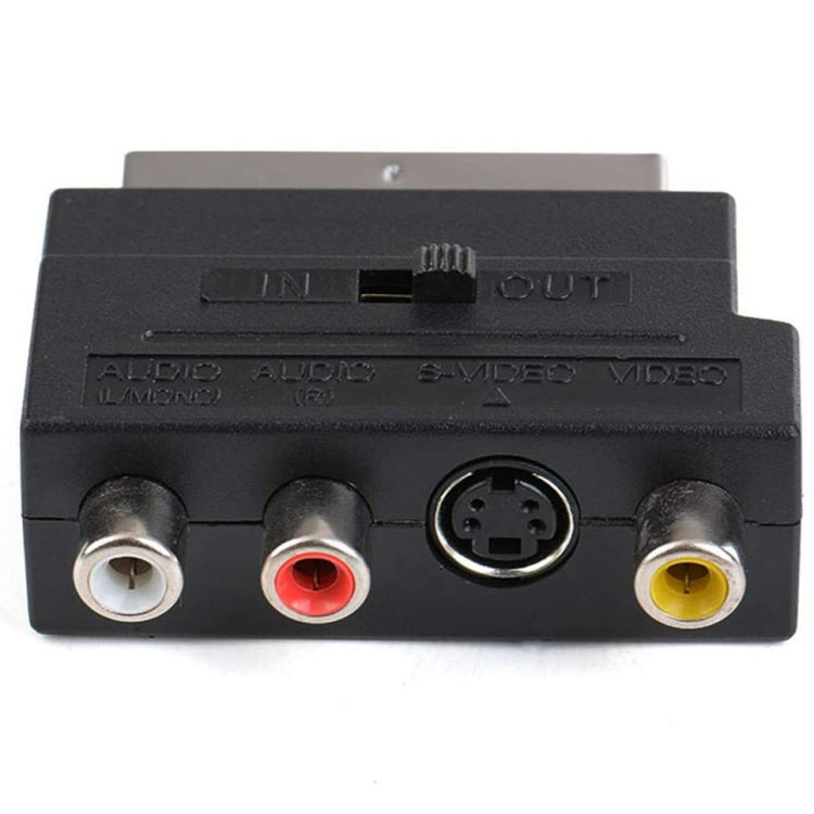 Euroconector Macho a Hembra con Tomas AV Compuesto + S-Video, AV + S-Video Golden Port