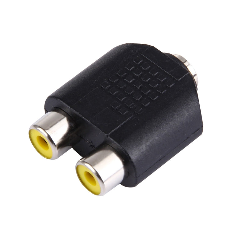 Adaptador hembra de 3,5 mm a 2 RCA hembra