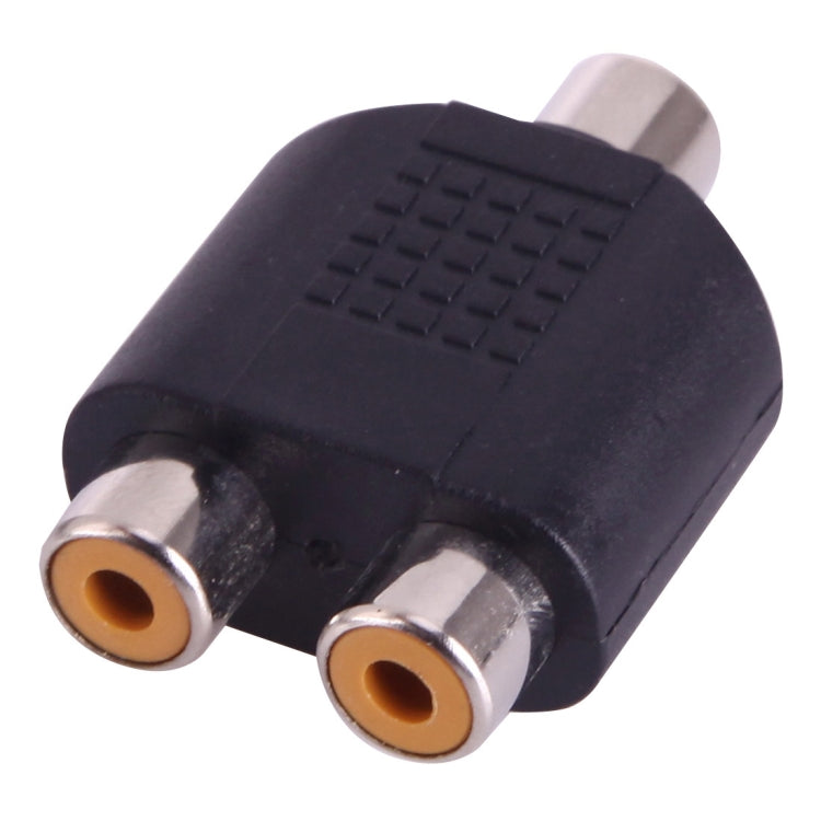 Adaptador 1 RCA hembra a 2 RCA hembra, 1 RCA Female to 2 RCA Female