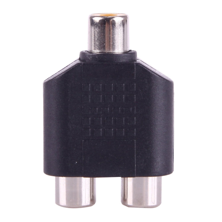 Adaptador 1 RCA hembra a 2 RCA hembra, 1 RCA Female to 2 RCA Female