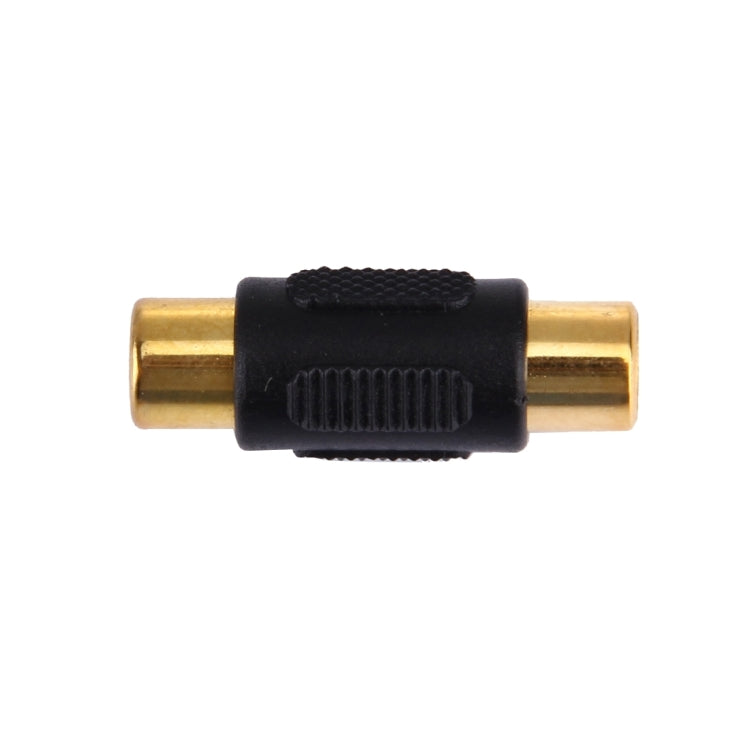 Conector RCA hembra dorado a conector RCA hembra dorado, RCA Female to Female (Gold-plated)