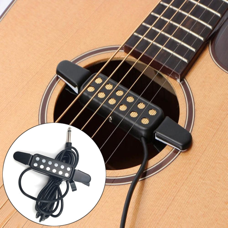 Pastilla de sonido de guitarra con orificio libre y cable, Free Hole Guitar Sound Pickup