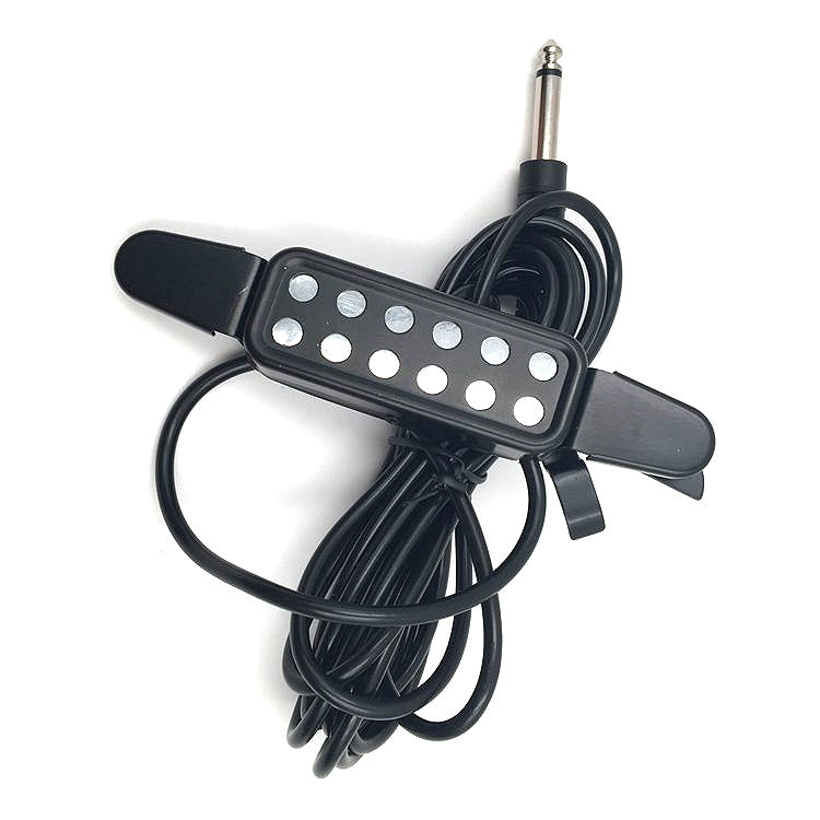 Pastilla de sonido de guitarra con orificio libre y cable, Free Hole Guitar Sound Pickup