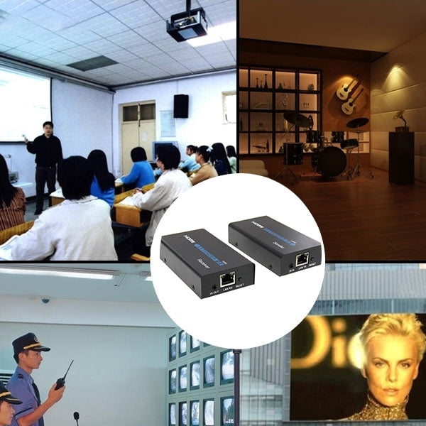 Extensor HDMI sobre un solo cable UTP CAT5e/6, Distancia de transmisión: 100 m, 100m