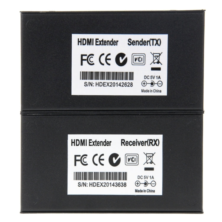 Extensor HDMI sobre un solo cable UTP CAT5e/6, Distancia de transmisión: 100 m, 100m