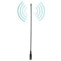NAGOYA NA-771 144/430MHz Antena de radio portátil SMA-F con látigo de resorte flexible de doble banda para walkie talkie, longitud de la antena: 38 cm