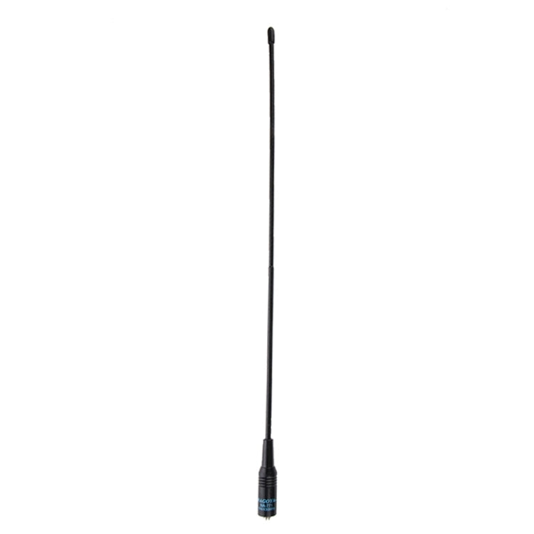 NAGOYA NA-771 144/430MHz Antena de radio portátil SMA-F con látigo de resorte flexible de doble banda para walkie talkie, longitud de la antena: 38 cm