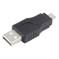 Adaptador USB A macho a Micro USB macho de 5 pines, USB 2.0 A Male
