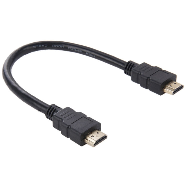Cable HDMI de 19 pines chapado en oro versión 1.3 de 28 cm a HDMI de 19 pines, Gold Plated HDMI , Length: 28cm