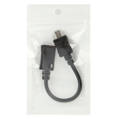 Adaptador de cable mini USB hembra a micro USB macho, longitud: 13 cm