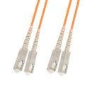 Puente de fibra óptica multimodo de doble núcleo SC-SC