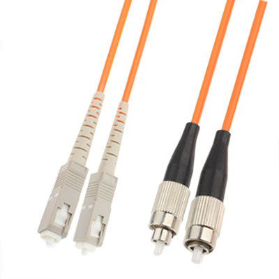 Puente de fibra óptica multimodo de doble núcleo SC-FC, longitud: 3 m, Dual-Core Multi Mode