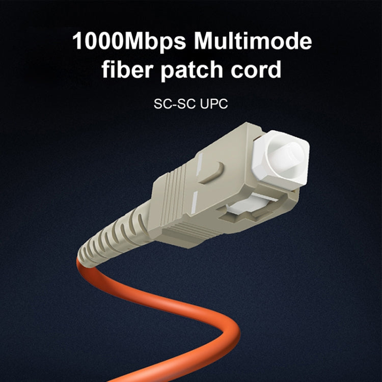 Puente de fibra óptica multimodo de un solo núcleo SC-SC, longitud: 3 m, Single-Core Multi Mode