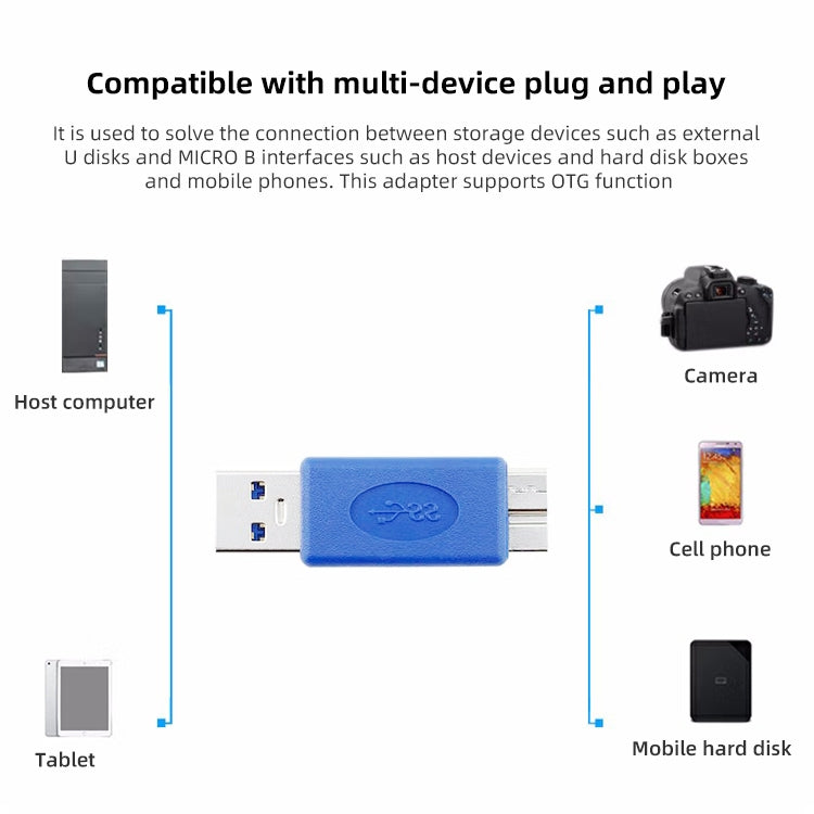 Adaptador USB 3.0 AM a Micro-USB, AM to Micro USB