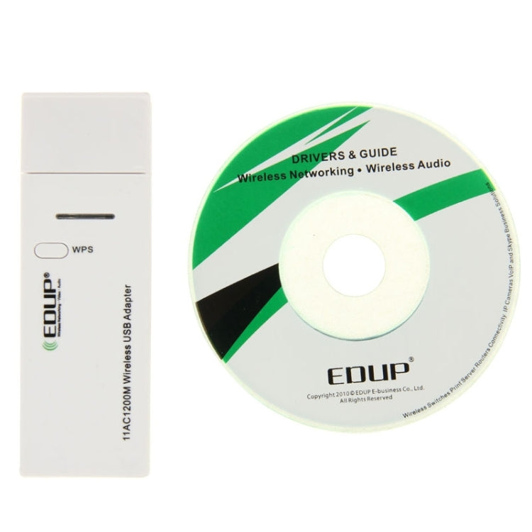 EDUP AC-1601 802.11AC 1200M Adaptador inalámbrico Wifi USB 3.0 de doble banda, AC-1601 1200Mbps