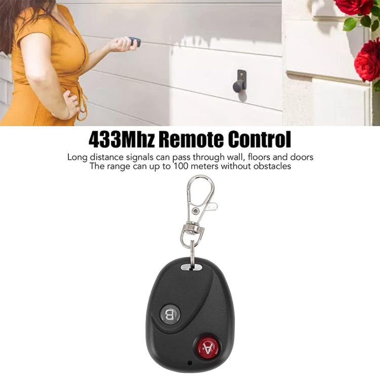 DC 12V 1CH RF interruptor remoto inalámbrico receptor de código de aprendizaje + 2 botones transceptor de Control remoto