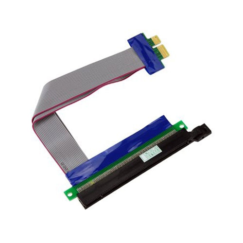 Cable de extensión flexible del adaptador de tarjeta vertical PCI-E Express 16X a 1X, 16X to 1X Length: 15cm