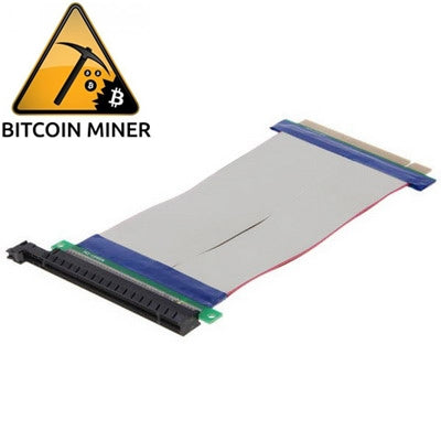 Extensor de tarjeta vertical PCI Express 16X Adaptador de cinta de cable de extensión flexible, longitud del cable: 15 cm, 16X Length: 15cm
