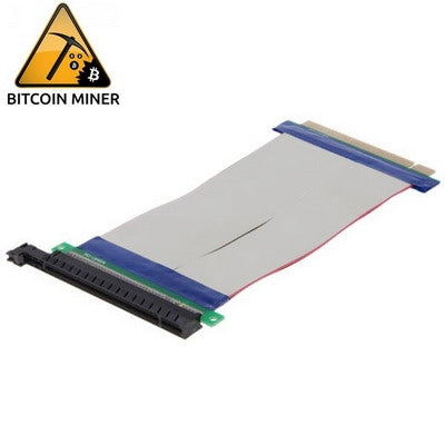 Extensor de tarjeta vertical PCI Express 16X Adaptador de cinta de cable de extensión flexible, longitud del cable: 15 cm, 16X Length: 15cm