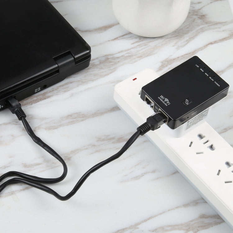 Mini enrutador inalámbrico N de 300Mbps, compatible con modos de funcionamiento AP/cliente/enrutador/puente/repetidor, entrega aleatoria de señales, EU Plug, US Plug