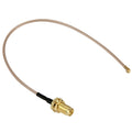 Cable de línea modificado para enrutador AP de antena macho IPX a RP-SMA, longitud: 15 cm, 15cm RP-SMA Male Pink