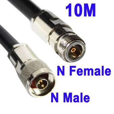 Cable de extensión WiFi N hembra a N macho, longitud del cable: 20 M, 10m, 15m, 20m