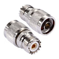 Conector N macho a hembra UHF, N Male to UHF Female