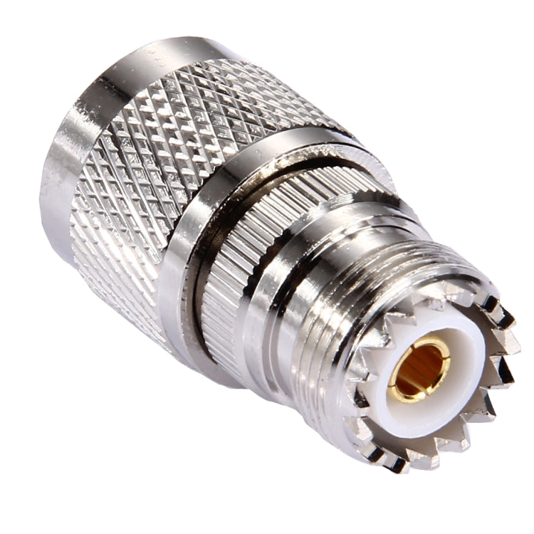 Conector N macho a hembra UHF, N Male to UHF Female