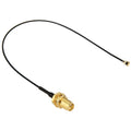 Pigtail hembra U.fl/IPX a RP SMA para red Wifi, longitud del cable: 18 cm, 18cm RP-SMA Female Black