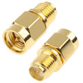 Adaptador SMA macho a RP-SMA hembra (chapado en oro), SMA Male to RP-SMA Female