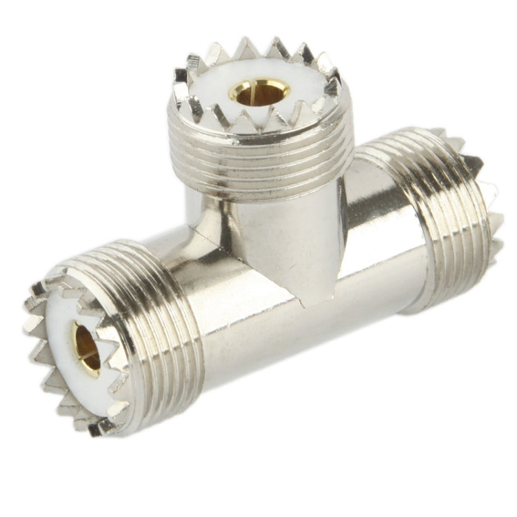 Adaptador UHF hembra a 2 x UHF hembra, UHF Female