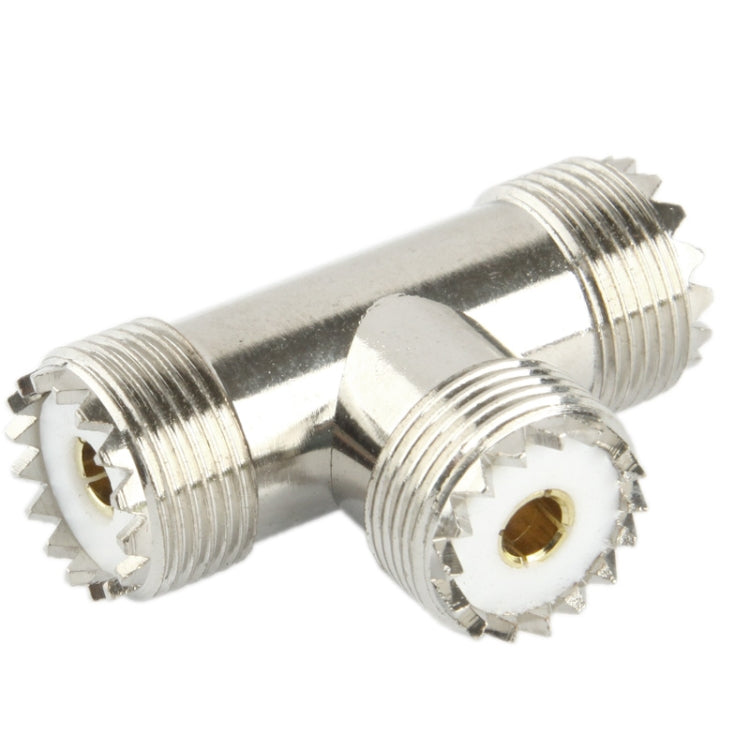 Adaptador UHF hembra a 2 x UHF hembra, UHF Female