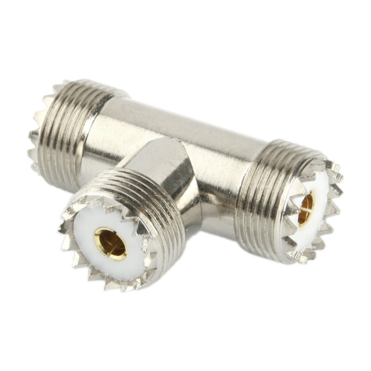 Adaptador UHF hembra a 2 x UHF hembra, UHF Female