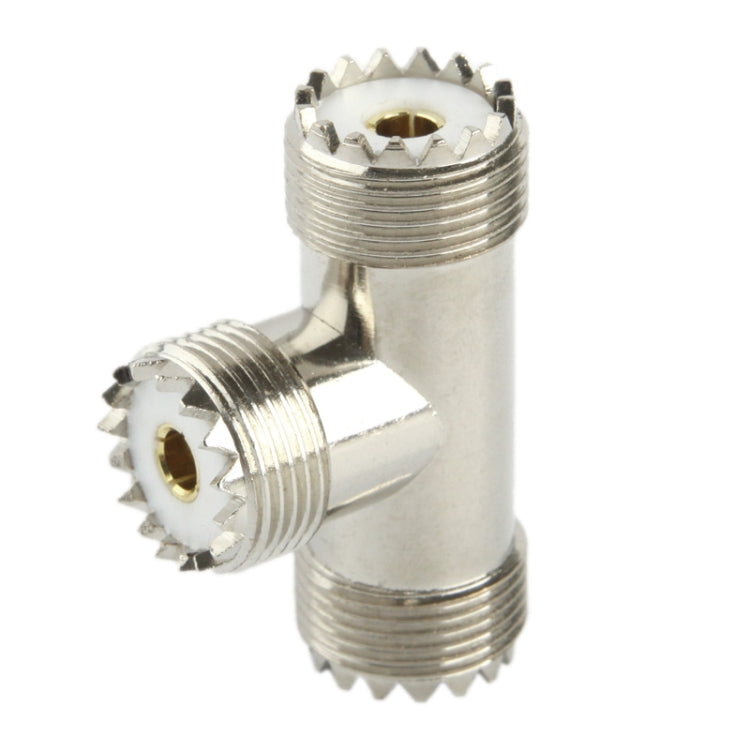 Adaptador UHF hembra a 2 x UHF hembra, UHF Female