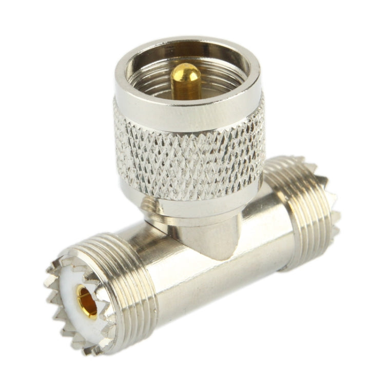 Adaptador UHF macho a 2 x UHF hembra, UHF Male