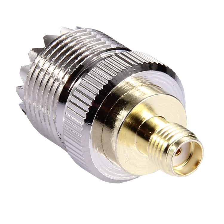 Adaptador coaxial SMA hembra a UHF hembra, SMA Female to UHF Female