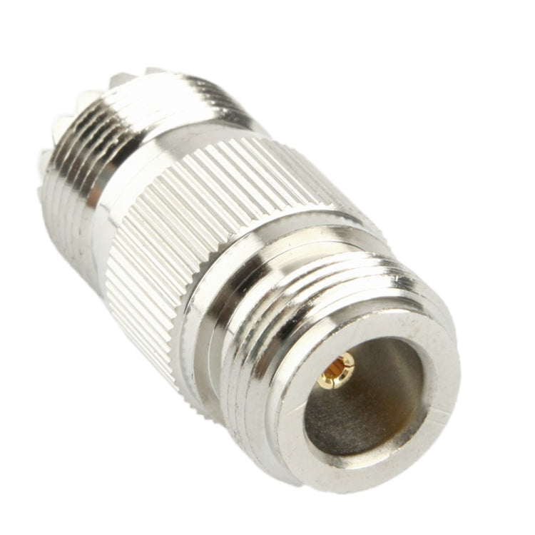 Adaptador Coaxial RF N Hembra a UHF Hembra, RF N Female to UHF Female