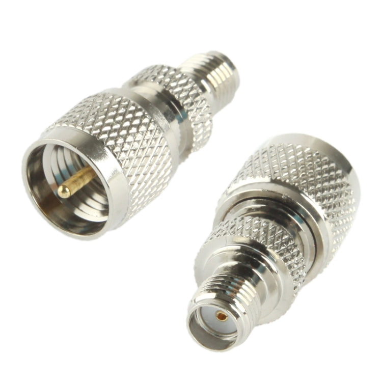 Adaptador coaxial SMA hembra a mini UHF macho, SMA Female to Mini UHF Male