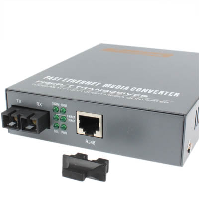 Transceptor óptico adaptable Gigabit multimodo 10/100/1000M, 10/100/1000M Multimode Optical Transceiver